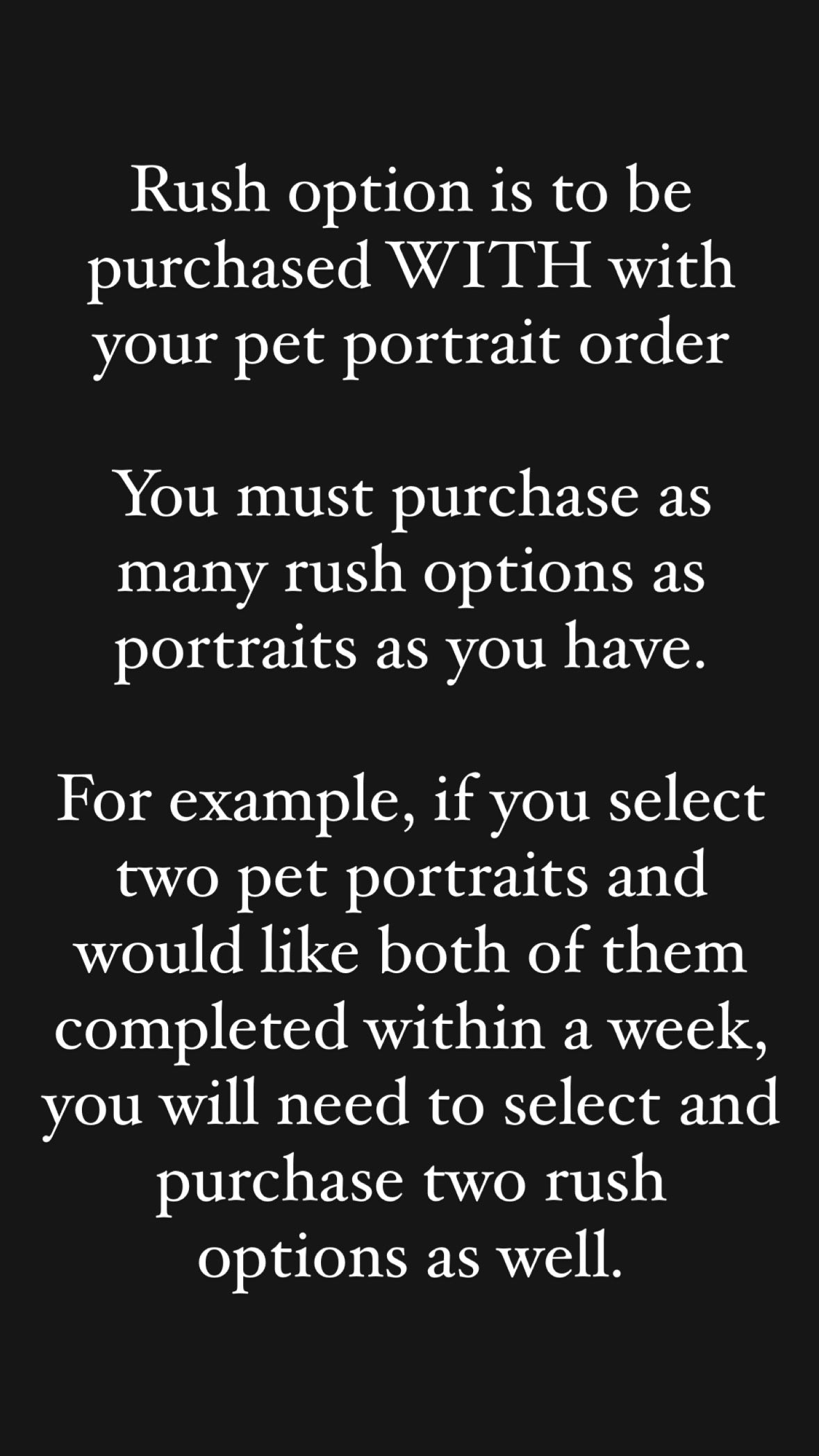 Custom pet portrait- line art