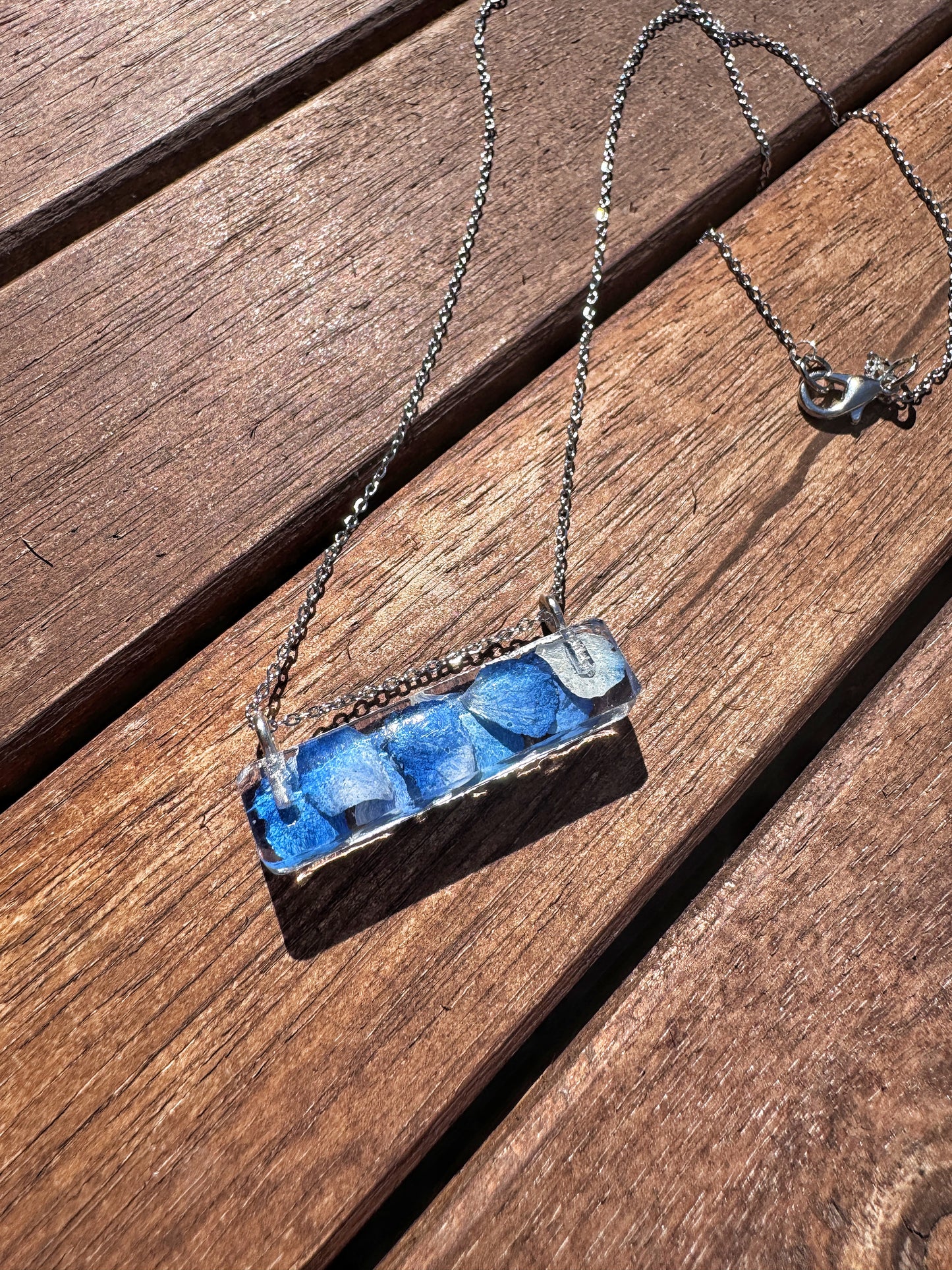 Floral Resin Necklace