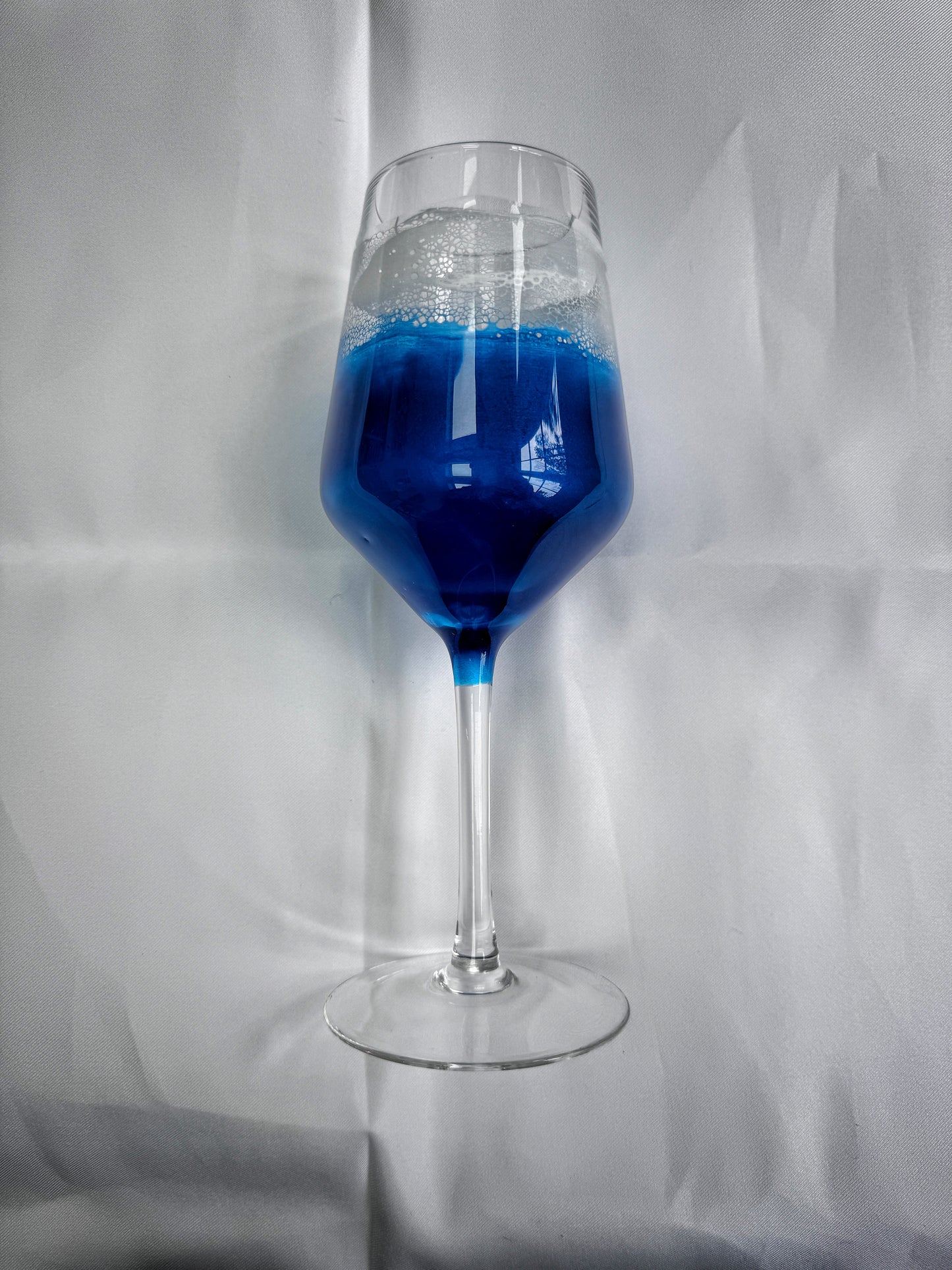Resin Stemed Wine Wave Glasses 5.3.24